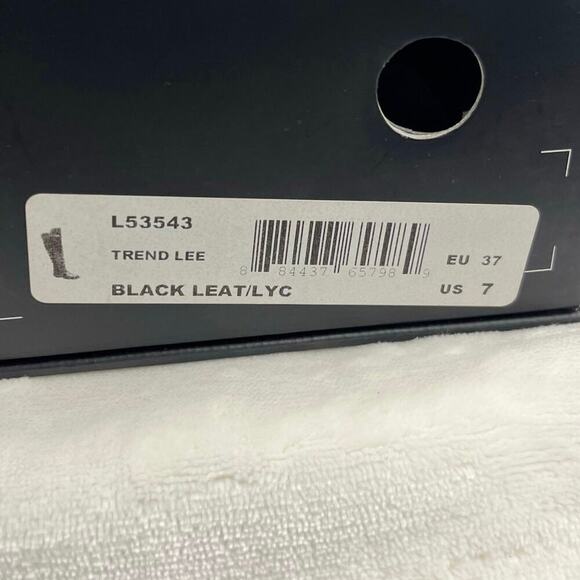 Luichiny Trend Lee Black‎ Leather Stretch Panel
Over The Knee 50/50 Zip Boots 7 - Picture 3 of 16